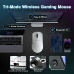 R1 SE+ Wi-fi Gaming Mouse, 18000 DPI, Excessive-Precision PAW3395 SE Sen... - Image 5