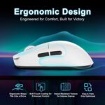 R1 SE+ Wi-fi Gaming Mouse, 18000 DPI, Excessive-Precision PAW3395 SE Sen... - Image 7