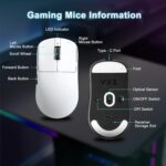 R1 SE+ Wi-fi Gaming Mouse, 18000 DPI, Excessive-Precision PAW3395 SE Sen... - Image 8