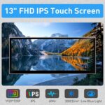 Maxfree Transportable Monitor Touchscreen, 13" 1080P 10-Level Contact Display ... - Image 4