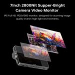 VILTROX DC-A1 Digital camera Monitor 7'' Touchscreen Digital camera Discipline Displays,280... - Image 3