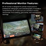 VILTROX DC-A1 Digital camera Monitor 7'' Touchscreen Digital camera Discipline Displays,280... - Image 4