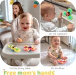 ALASOU 3PCS Suction Cup Spinner Toys for 1 Yr Outdated Boy Woman|Spinning ... - Image 5