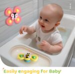 ALASOU 3PCS Suction Cup Spinner Toys for 1 Yr Outdated Boy Woman|Spinning ... - Image 6