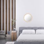 Boho Wall Mounted Mirror, 12 Inch Spherical Picket Bead Hanging Mirrors, R... - Image 7