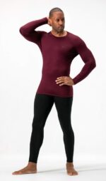 DEVOPS 2 Pack Males's Thermal Lengthy Sleeve Compression Shirts - Image 4