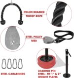 Yes4All Weight Plate Loading Pin 1 inch and a pair of inch, Health LAT Cable ... - Image 4