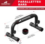 Parallettes Bars Dip Calisthenics Push Up Bars Calisthenics Gear ... - Image 3