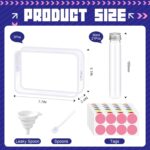 33 Pcs Protein Powder Journey Container Set 21 Pcs 90ml Reusable Powder... - Image 3