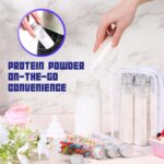 33 Pcs Protein Powder Journey Container Set 21 Pcs 90ml Reusable Powder... - Image 5