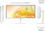 SAMSUNG 34” ViewFinity (S65TC) Sequence Extremely-WQHD 1000R Curved Laptop... - Image 4