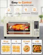 Nuwave Bravo Professional Sensible Air Fryer Toaster Oven Combo, Airfryer Convecti... - Image 6