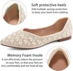 Aomigoct Ballet Flats Footwear for Girls: Comfy Dressy Flat for Wed... - Image 5