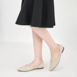 Aomigoct Ballet Flats Footwear for Girls: Comfy Dressy Flat for Wed... - Image 7