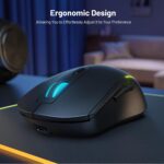 Snpurdiri 60% Wi-fi Gaming Keyboard and Mouse Combo,LED Backlit Rec... - Image 5