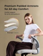 Workplace Chair, Mesh Ergonomic Desk Chairs, Comfortable Laptop Gaming Chair ... - Image 4