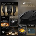 ATTACK SHARK R5 Extremely Wi-fi Gaming Mouse,Carbon Fiber Shell 39g Sup... - Image 3