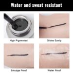 Erinde Gel Cream Eyeliner, Excessive-Depth Pigments, Smudge-Proof, Wate... - Image 5