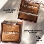 LAMEL Sunkissed Matte Bronzer Face Powder - Non-Shimmer, Lengthy Lasting,... - Image 6