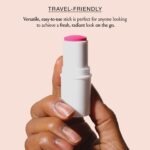 Boomstick Peony Pink  - Multistick for Cheeks & Lips - Vegan, Cream B... - Image 8