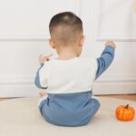 Kupretty Toddler Child Boy Fall Winter Garments Colour Block Lengthy Sleeve ... - Image 4