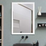 BOMINICA Rectangular Wall Mirror 20” x 28” Rest room Mirror Framed Wall... - Image 7