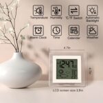 Small Clock Digital Battery Operated Alarm Clock with Auto Backlight, ... - Image 6
