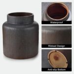 Rustic Vases for Decor, Farmhouse Ceramic Vase for Flowers, Classic De... - Image 7