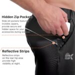 BROKIG Mens Gymnasium Jogger Pants Light-weight Tapered Slim Exercise Sweatpan... - Image 3