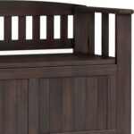 SIMPLIHOME Acadian Entryway Storage Bench - 36 inch Broad Strong Wooden Sm... - Image 12