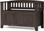 SIMPLIHOME Acadian Entryway Storage Bench - 36 inch Broad Strong Wooden Sm... - Image 13