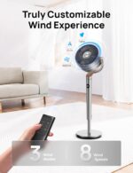 Dreo Standing Fan, 120°+120°Omni-directional Oscillating Fan For Bedro... - Image 5