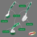 Libman Inexperienced & White Cleansing Brush Equipment, 3-Piece Set, All-Goal Brus... - Image 5