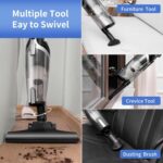 600W 20kpa Highly effective Corded Stick Vacuum (Grey) - Image 5