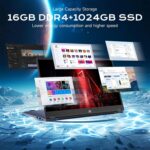 THEYETI 2 in 1 Laptop computer Convertible 15.6 Inch (16GB RAM, 1TB SSD), i3-12... - Image 4