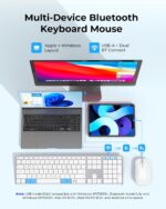 seenda Wi-fi Bluetooth Keyboard and Mouse Combo (USB + Twin BT), SK... - Image 3