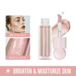 Liquid Highlighter Make-up Face Highlighters & Luminizers, Pink Highlig... - Image 4