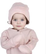 Child Beanie Hat Gloves Set, Youngsters Winter Heat Knit Hat with glvoes,Todd... - Image 4
