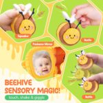 JoyCat 6 Month Previous Child Toys, Flower Beehive with 5 Stuffed Sensory Be... - Image 4