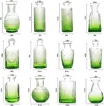 RUCKACE Bud Vases in Bulk 22 Inexperienced Glass Small Vases Flower Vase Bulk ... - Image 3