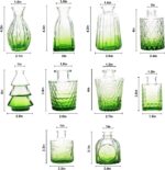 RUCKACE Bud Vases in Bulk 22 Inexperienced Glass Small Vases Flower Vase Bulk ... - Image 5