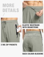 TBMPOY Males's Light-weight Mountaineering Journey Pants Breathable Athletic Fishi... - Image 5