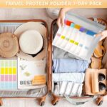 Protein Powder Journey Container Set, Reusable Powder Dispenser Supplem... - Image 6