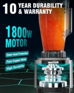 WantJoin Industrial Blender - 200Oz Further Massive Capability Skilled ... - Image 4