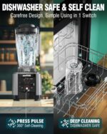 WantJoin Industrial Blender - 200Oz Further Massive Capability Skilled ... - Image 5