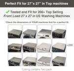 SEIRI 2pcs Washer and Dryer Covers for The Prime, 26" x 26" Silicone Dry... - Image 3