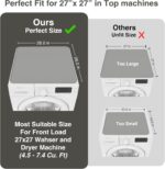 SEIRI 2pcs Washer and Dryer Covers for The Prime, 26" x 26" Silicone Dry... - Image 4