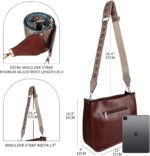 Crossbody Luggage for Ladies Elegant Vegan Leather-based Hobo Purses with 2pcs... - Image 4