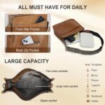 Crossbody Luggage for Ladies Elegant Vegan Leather-based Hobo Purses with 2pcs... - Image 5