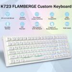 Redragon K723 Wi-fi Mechanical Gaming Keyboard Creamy, Sizzling Swappabl... - Image 3